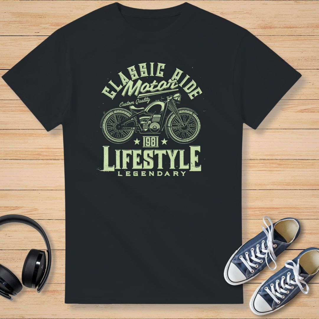 Classic Ride T-Shirt Noir