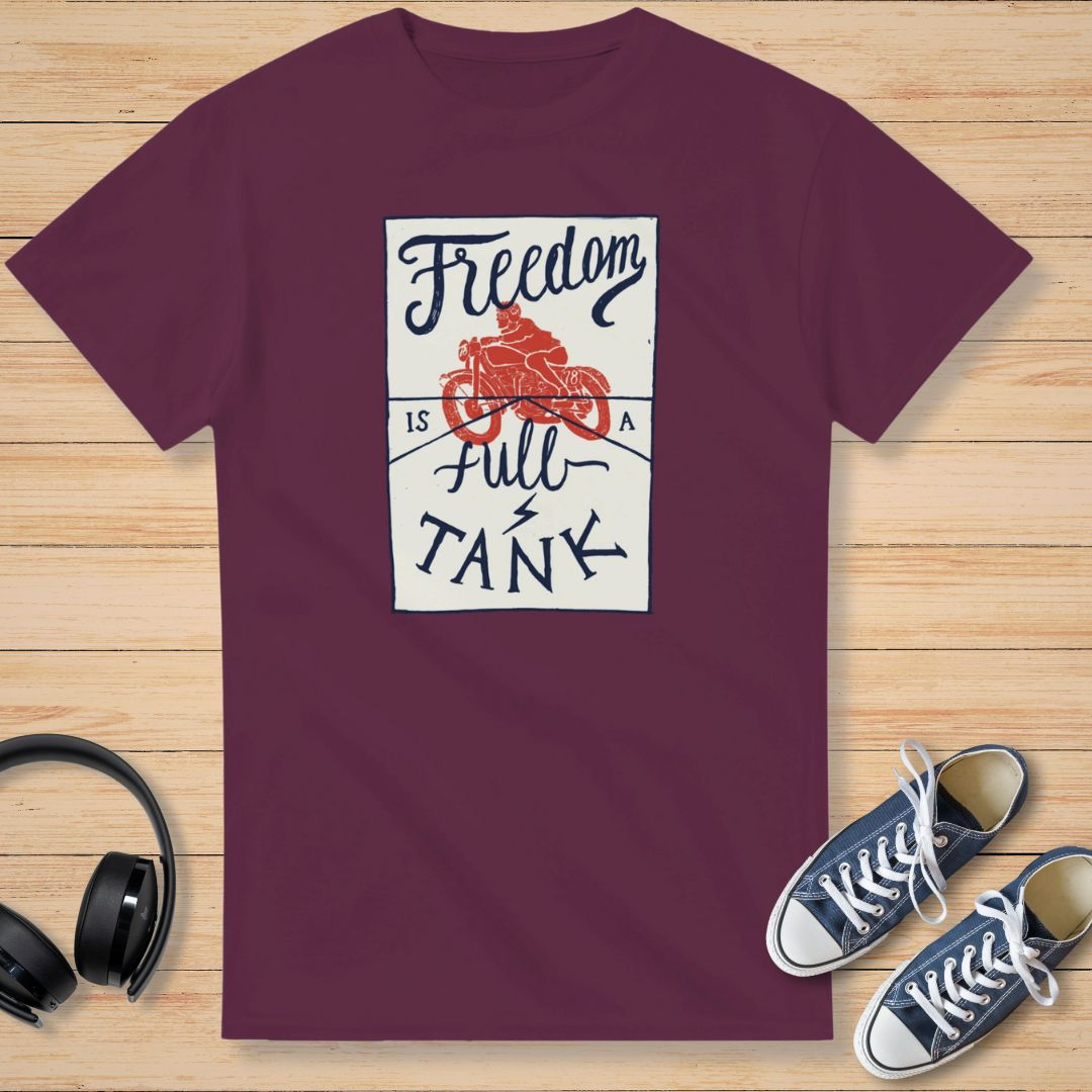 Freedom T-Shirt Bordeaux