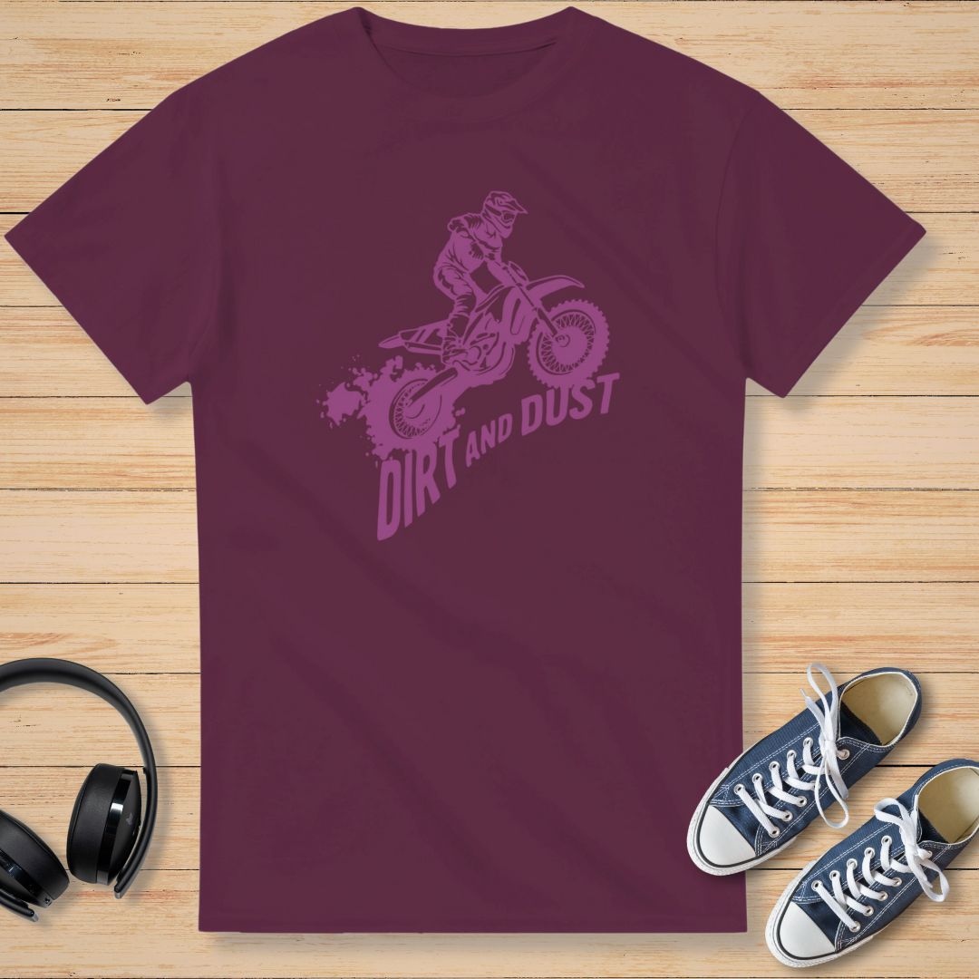 Dirt Dust T-Shirt Bordeaux