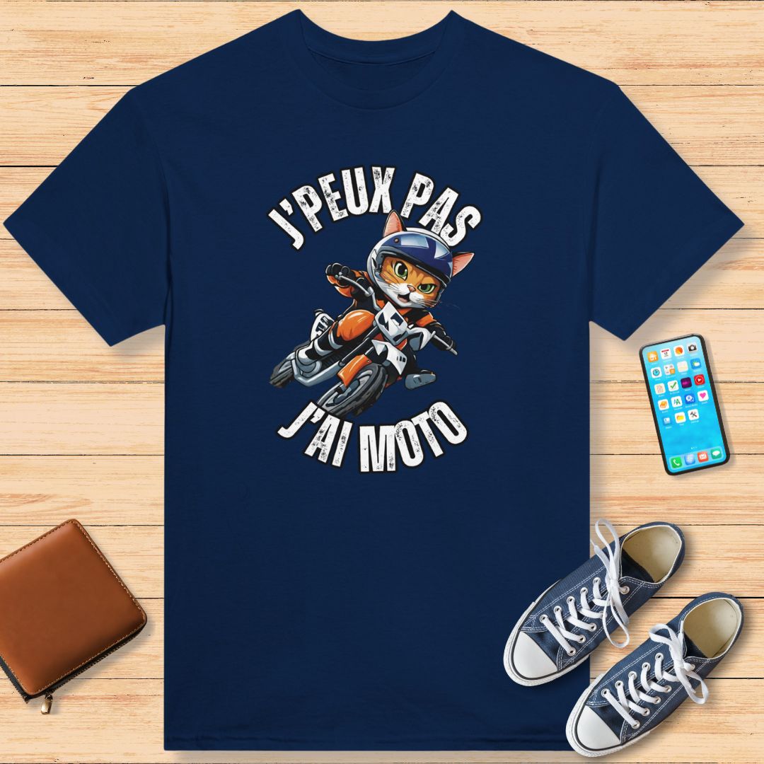 I Can't I Have Motorcycle T-shirt