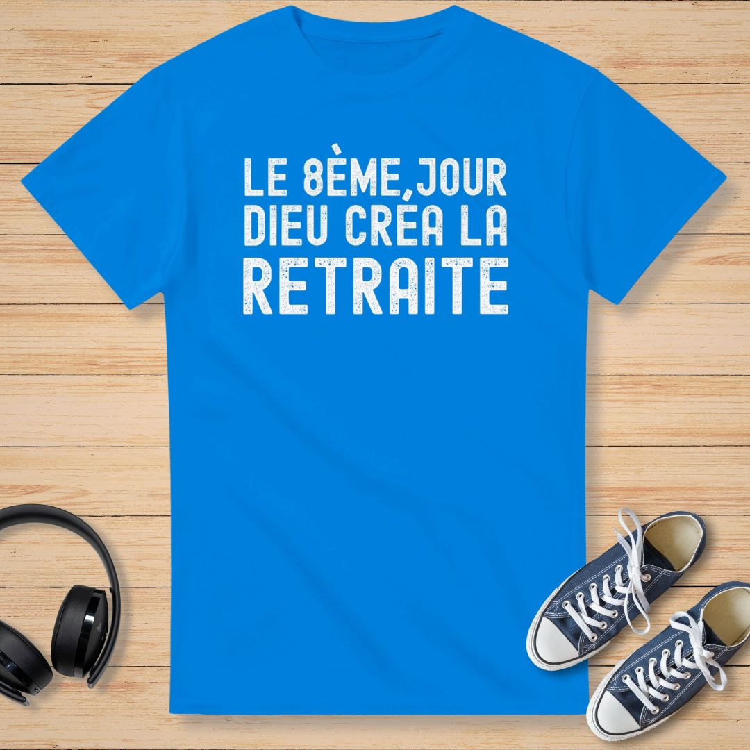 8ème Jour Retraite T-Shirt Royal