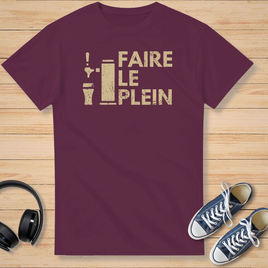 Le Plein T-Shirt Bordeaux