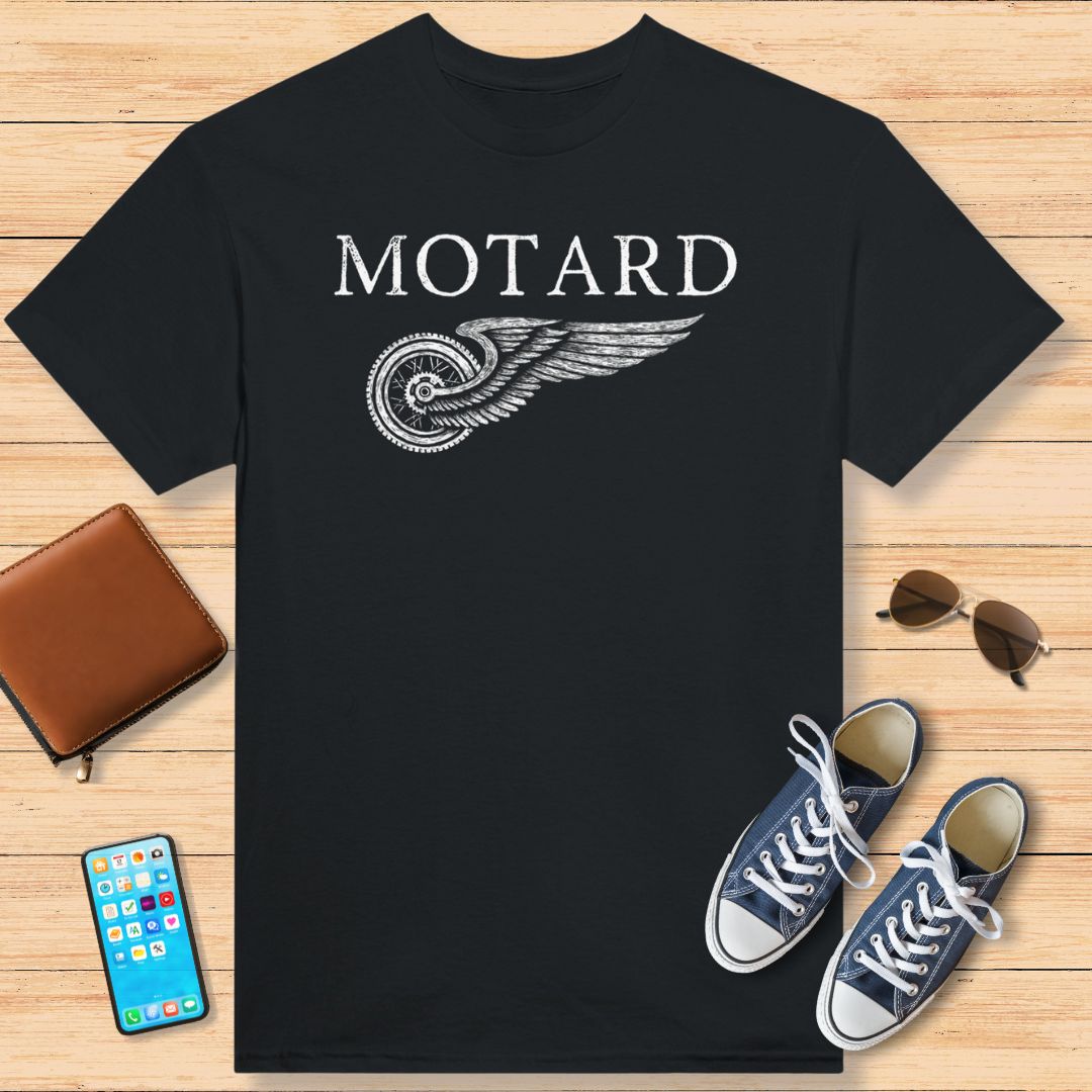 Motard et Ailes T-Shirt