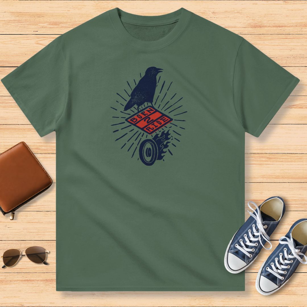 Born to Ride Bird T-Shirt