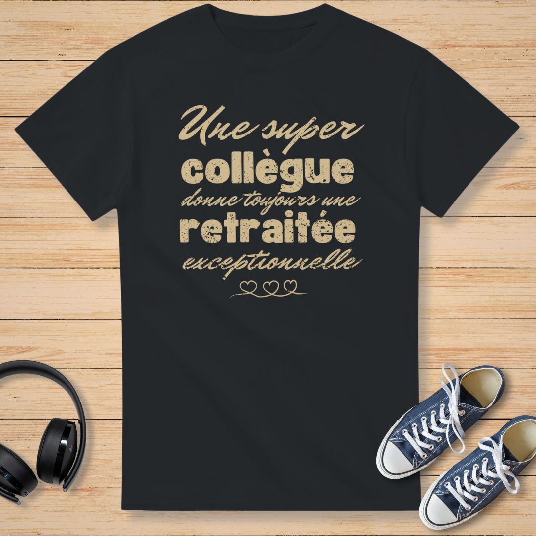 Super Collègue T-Shirt Noir