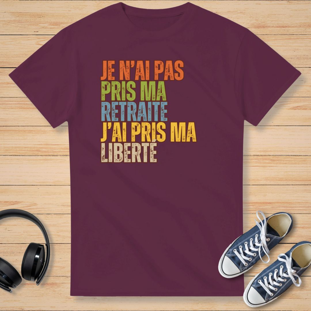 Ma Liberté T-Shirt Bordeaux