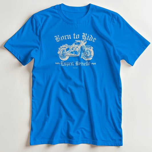 T-shirt en coupe unisexe et 100% coton en Royal S imprimé avec un design Rebelle T-Shirt .