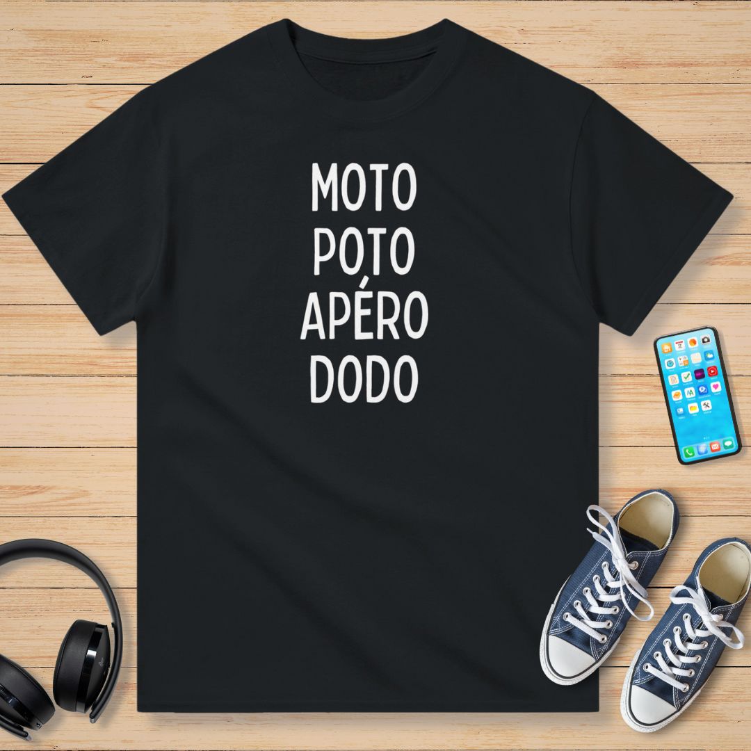 Moto Poto Apéro Dodo T-Shirt