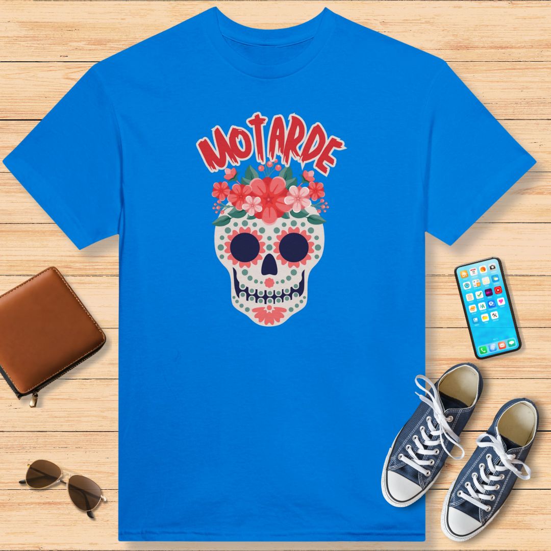 Biker Sugar Skull T-Shirt