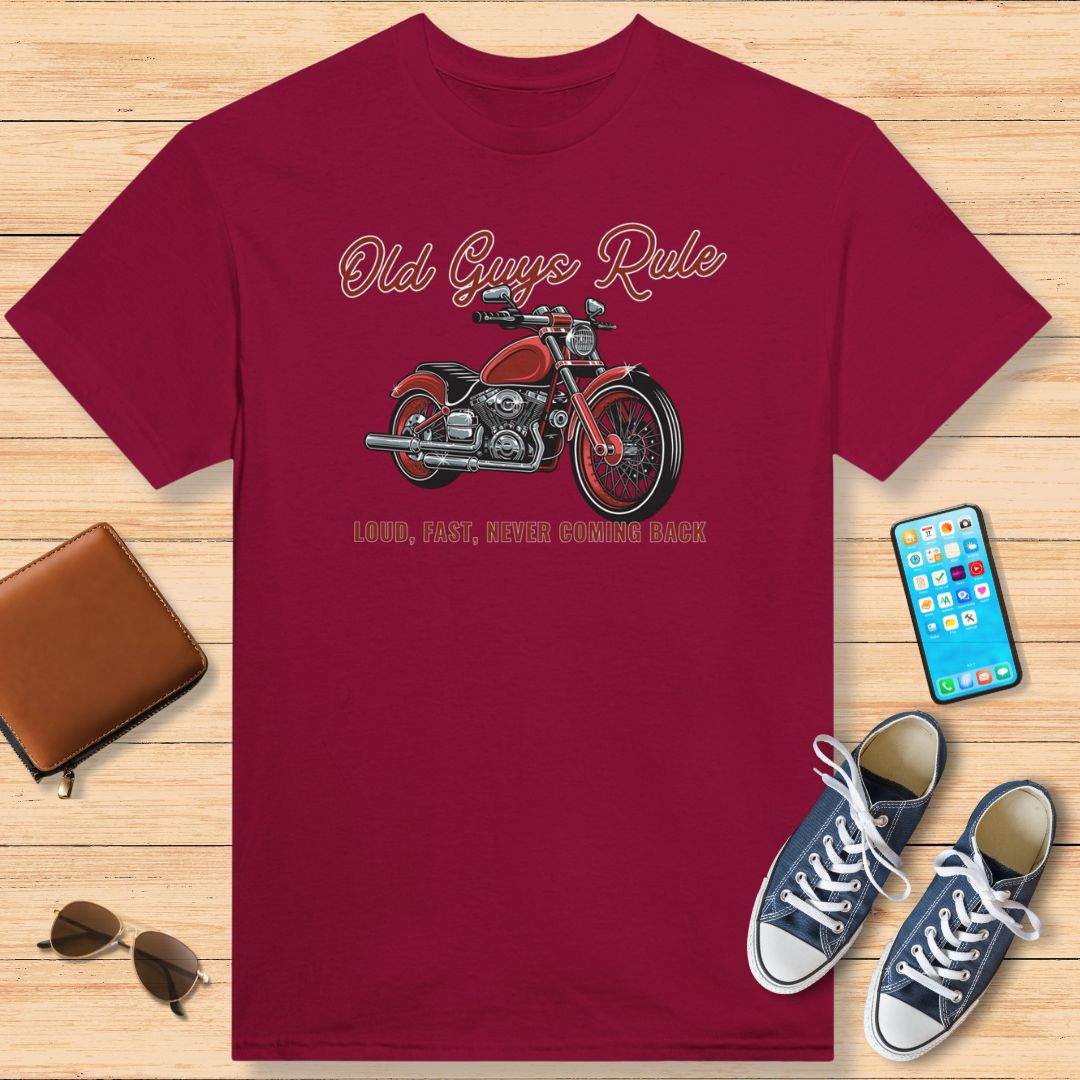 Old Guys Rule - Motorcycle Biker Gift