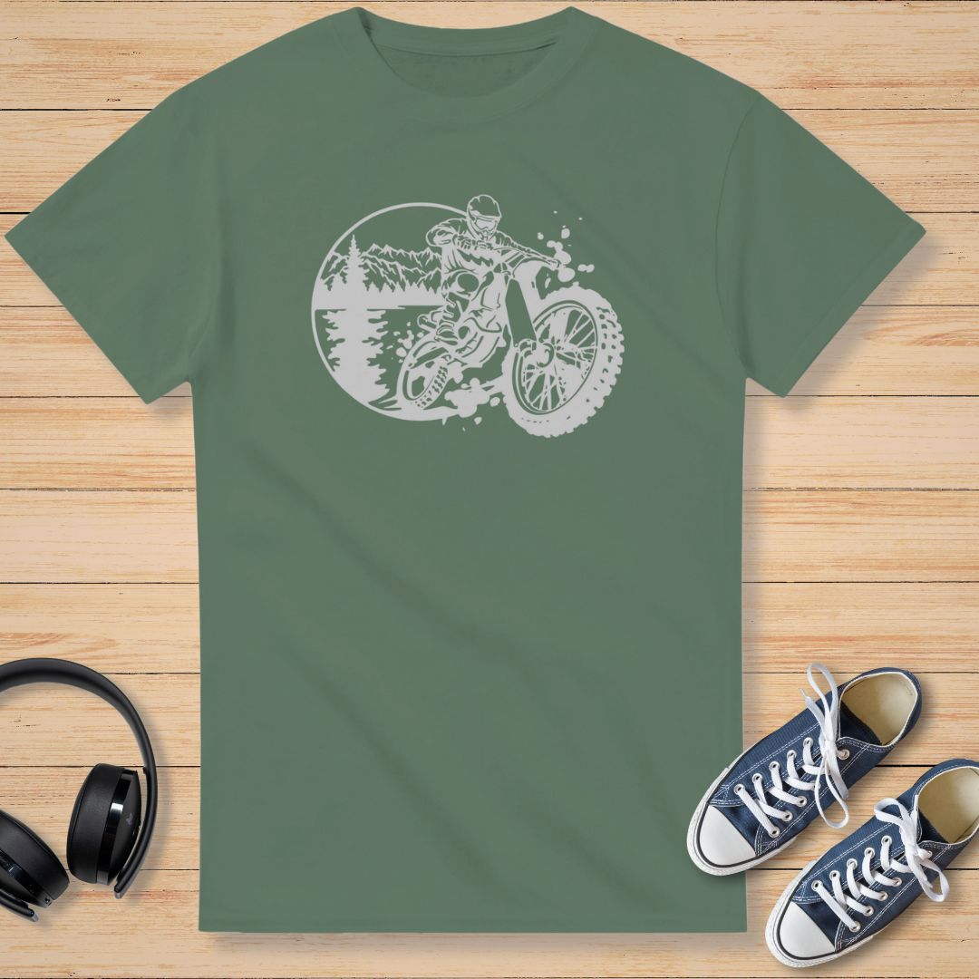 Motocross II T-Shirt Vert militaire