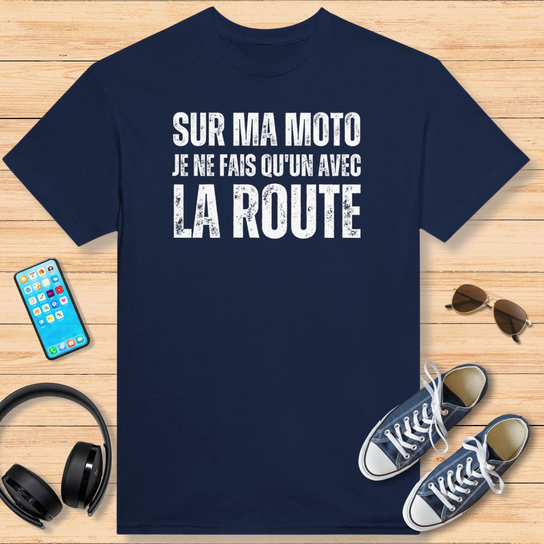 On My Motorcycle The Road T-Shirt