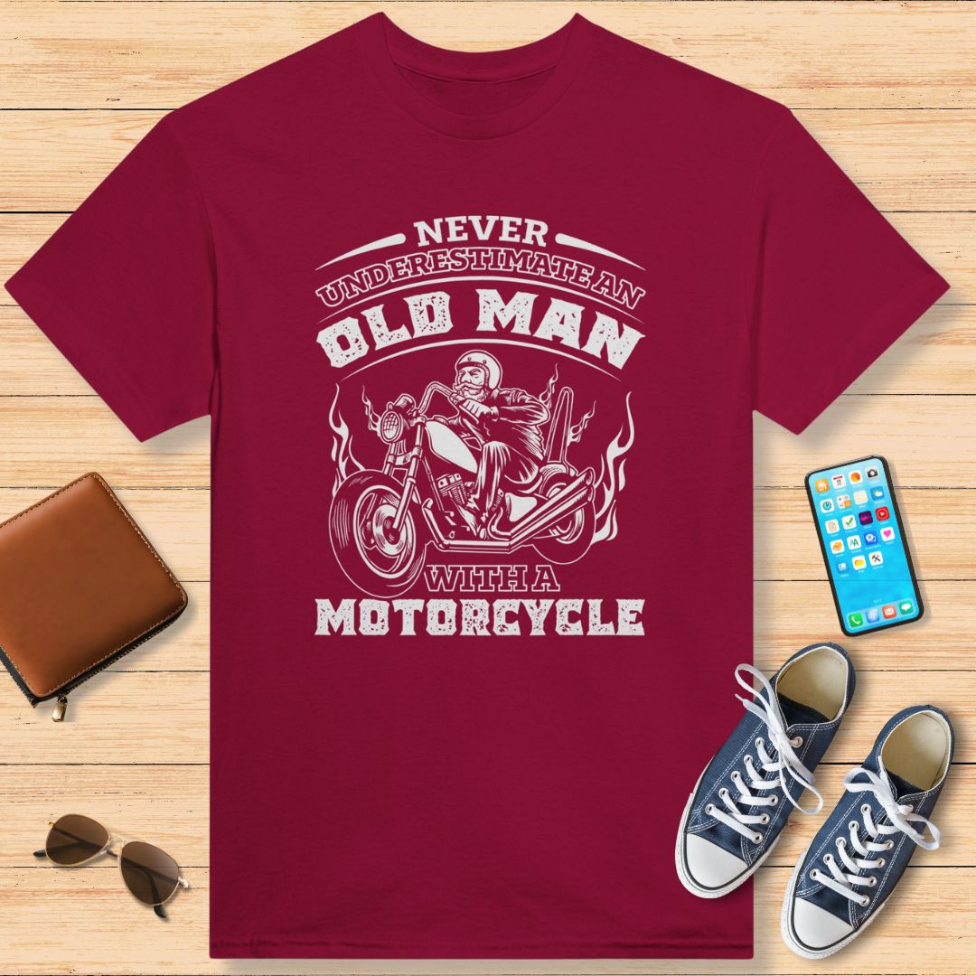 Never Underestimate an Old Man T-Shirt