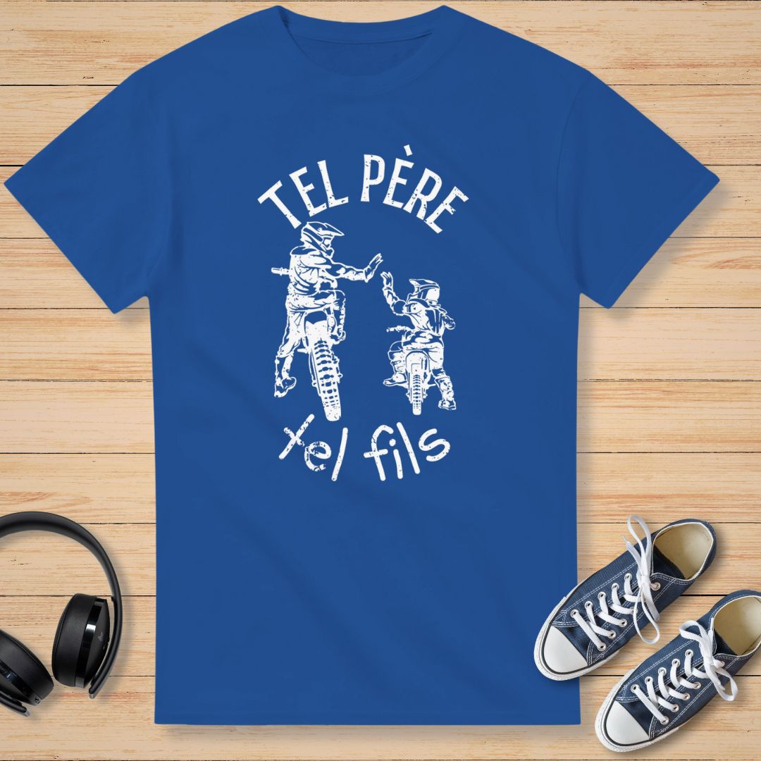 Père Fils T-Shirt Royal