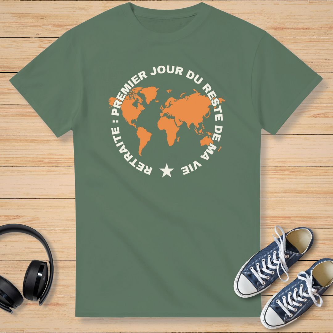 Premier Jour T-Shirt Vert militaire