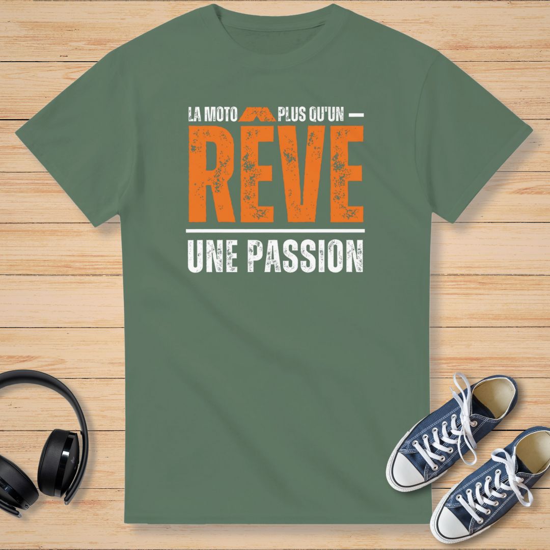 Un Rêve T-Shirt Vert militaire