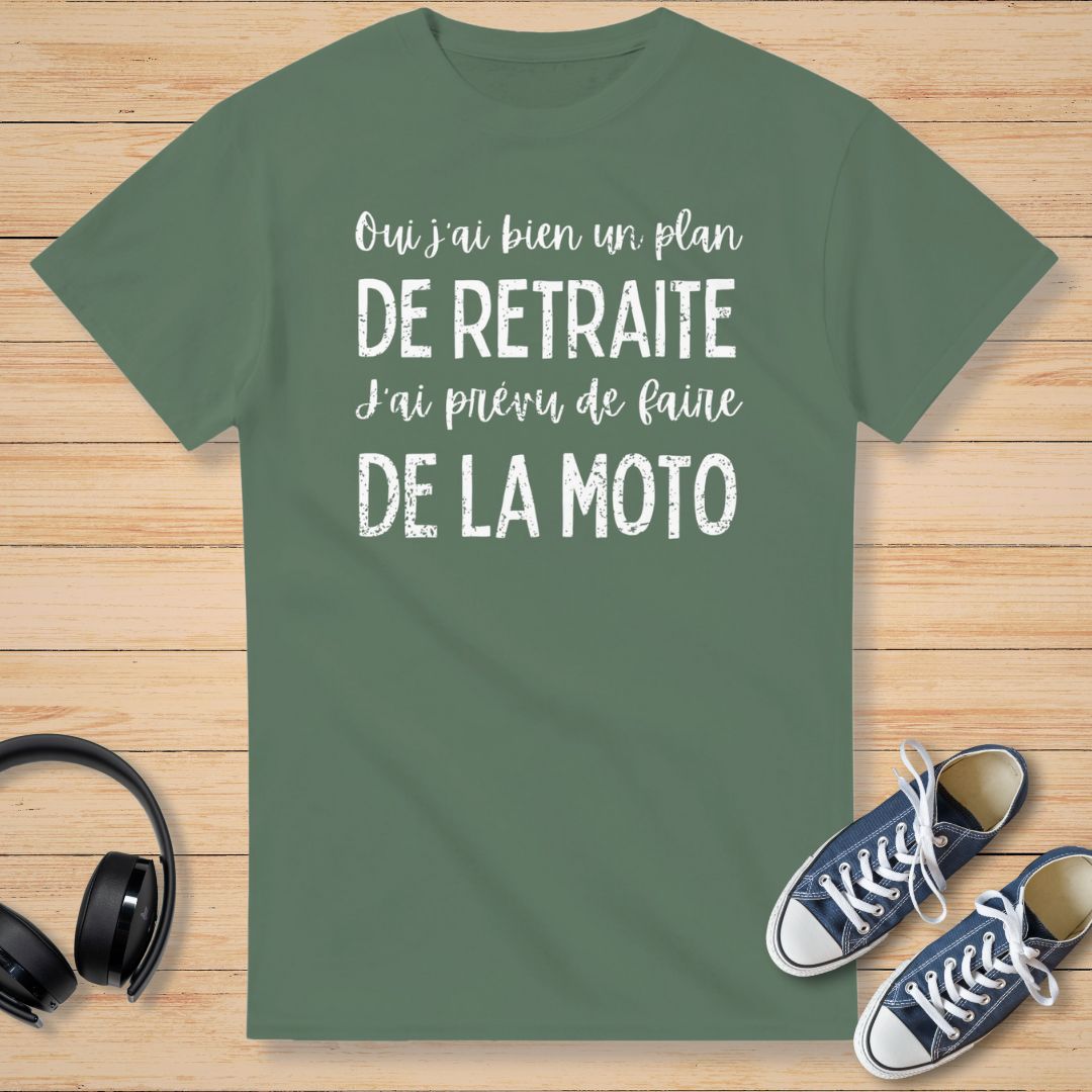 Un Plan T-Shirt Vert militaire