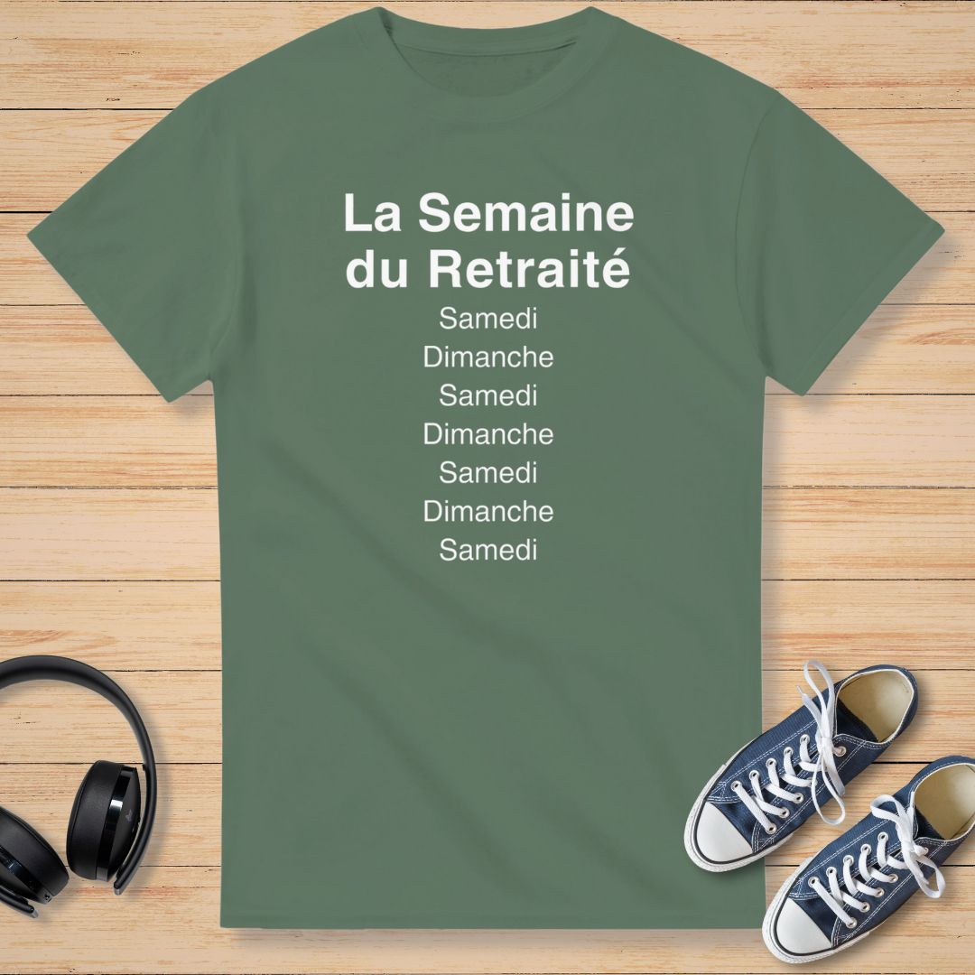 La Semaine T-Shirt Vert militaire