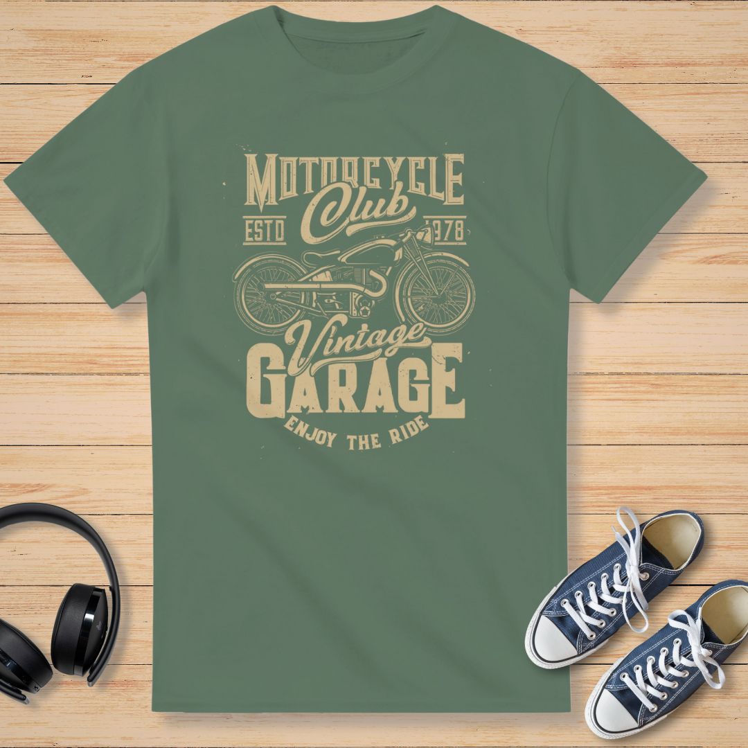 Motorcycle Club T-Shirt Vert militaire