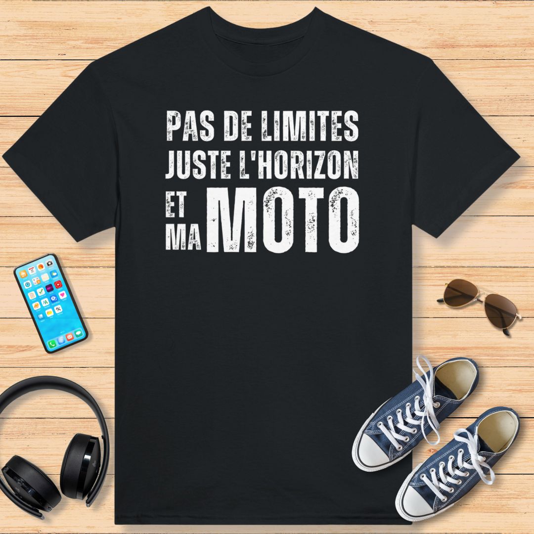 Pas de Limites Juste l'Horizon T-Shirt