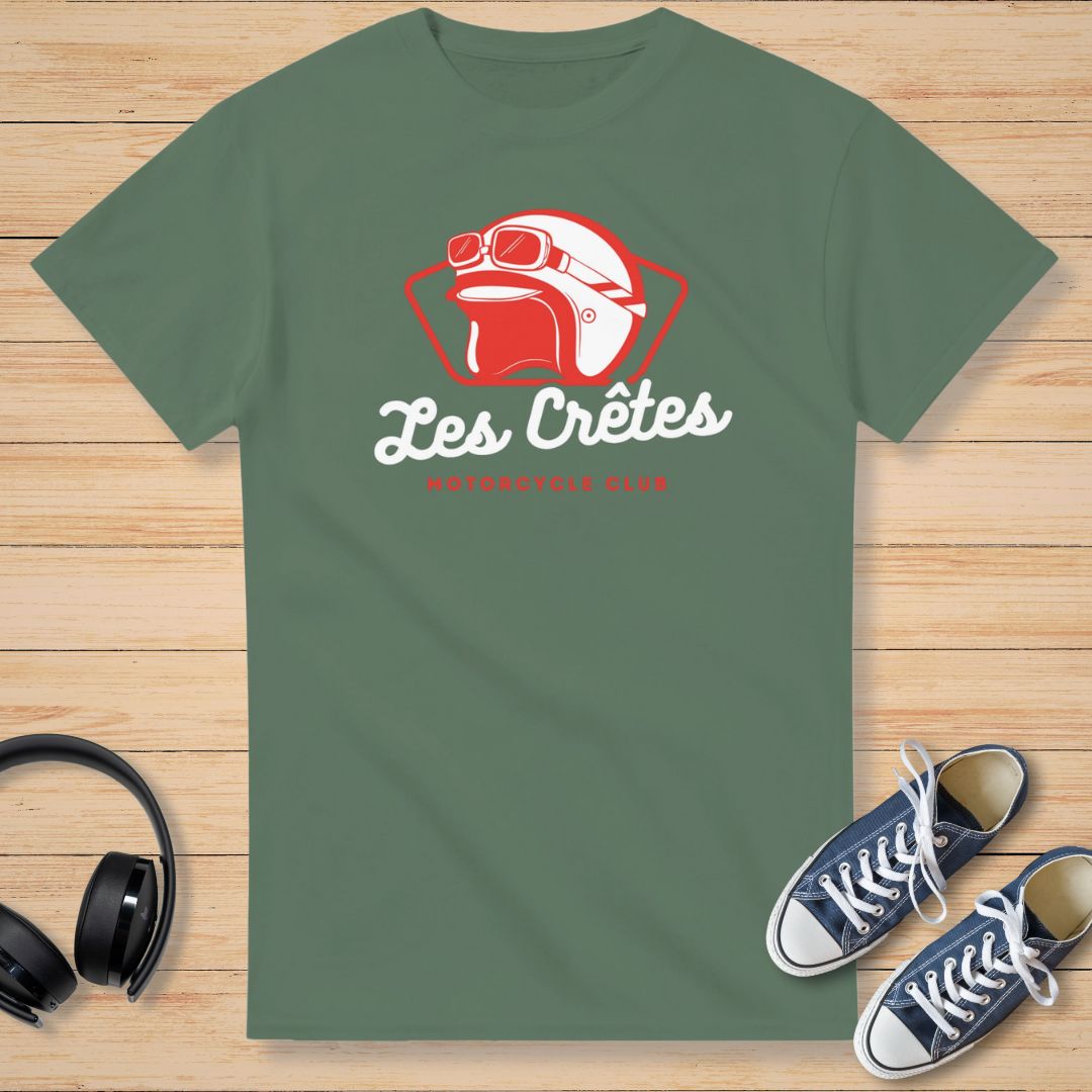 Les Crêtes T-Shirt Vert militaire