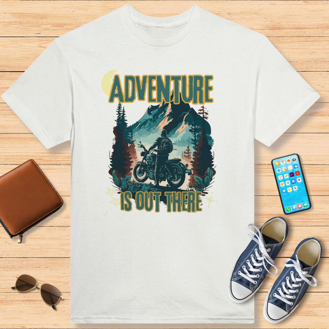 Adventure Is Out There - Biker Motorcycle Birthday Gift