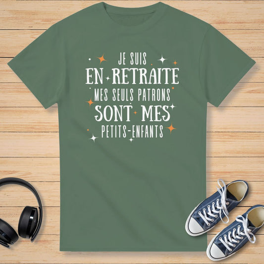 Petits-Enfants Étoile T-Shirt Vert militaire