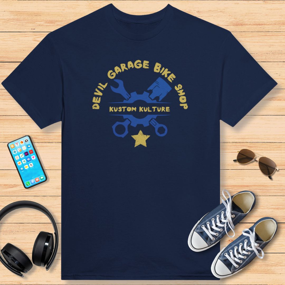 Devil Garage Bike Shop T-Shirt