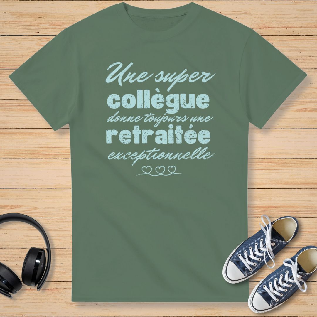 Super Collègue T-Shirt Vert militaire