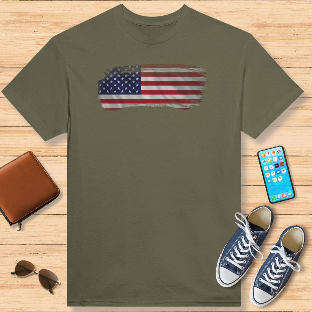 USA Flag - United States Vintage Birthday Biker