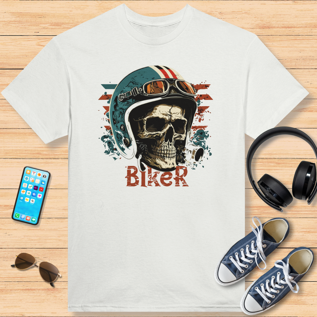 Biker Skull T-Shirt