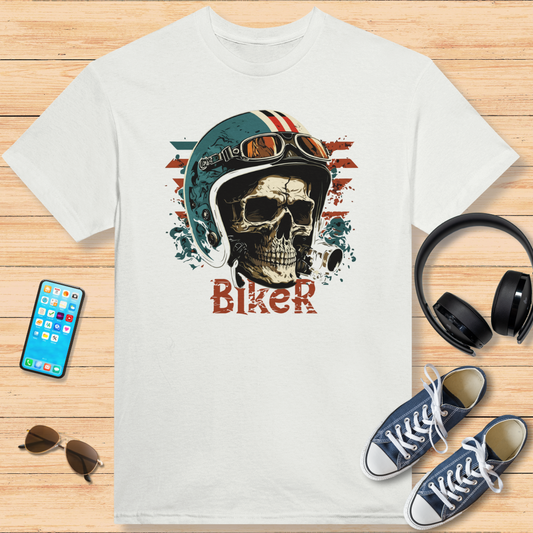 Biker Skull T-Shirt