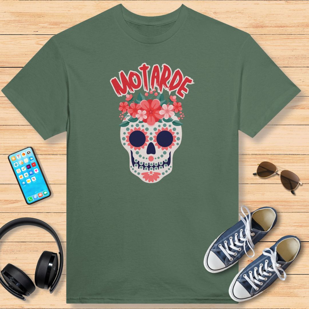 Biker Sugar Skull T-Shirt