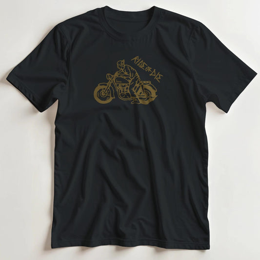 T-shirt en coupe unisexe et 100% coton en Black S imprimé avec un design Ride Or Die T-Shirt .
