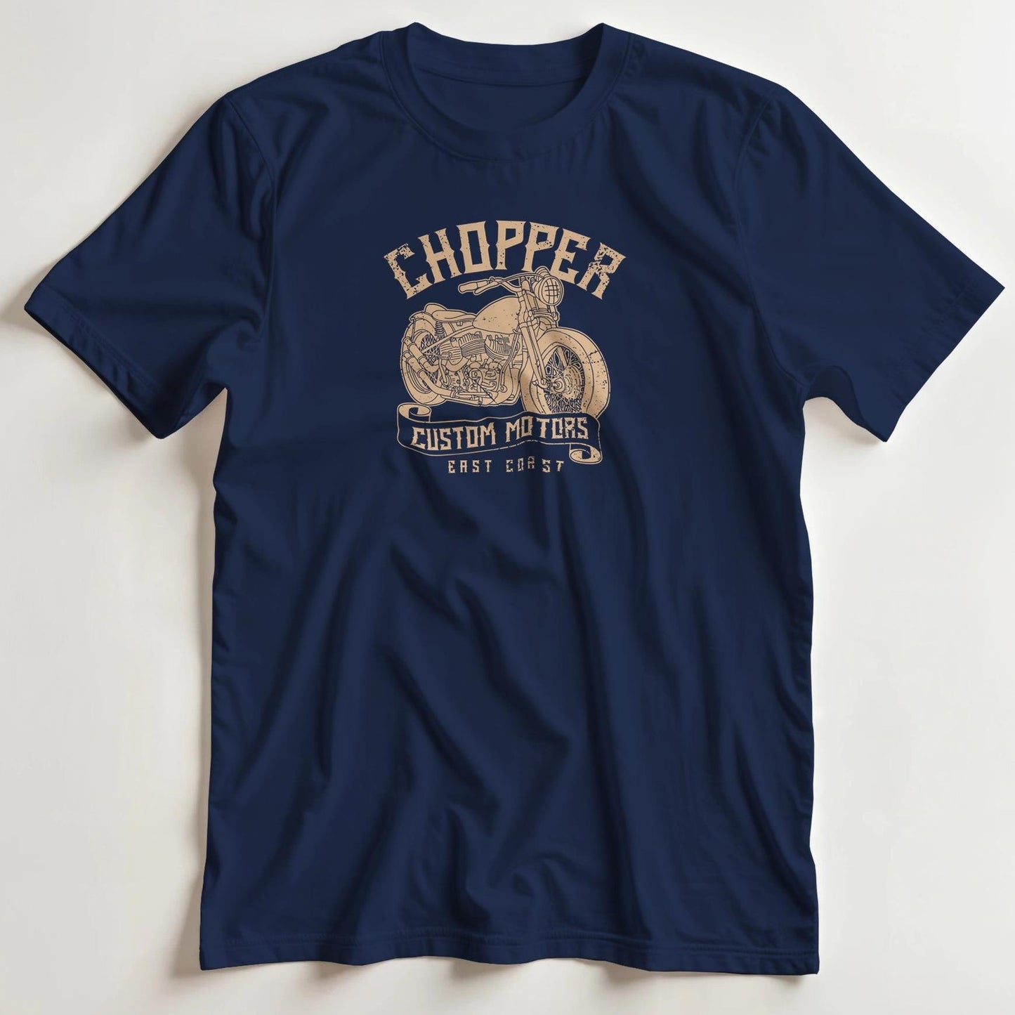 T-shirt en coupe unisexe et 100% coton en Marine L imprimé avec un design Chopper East Coast T-Shirt .
