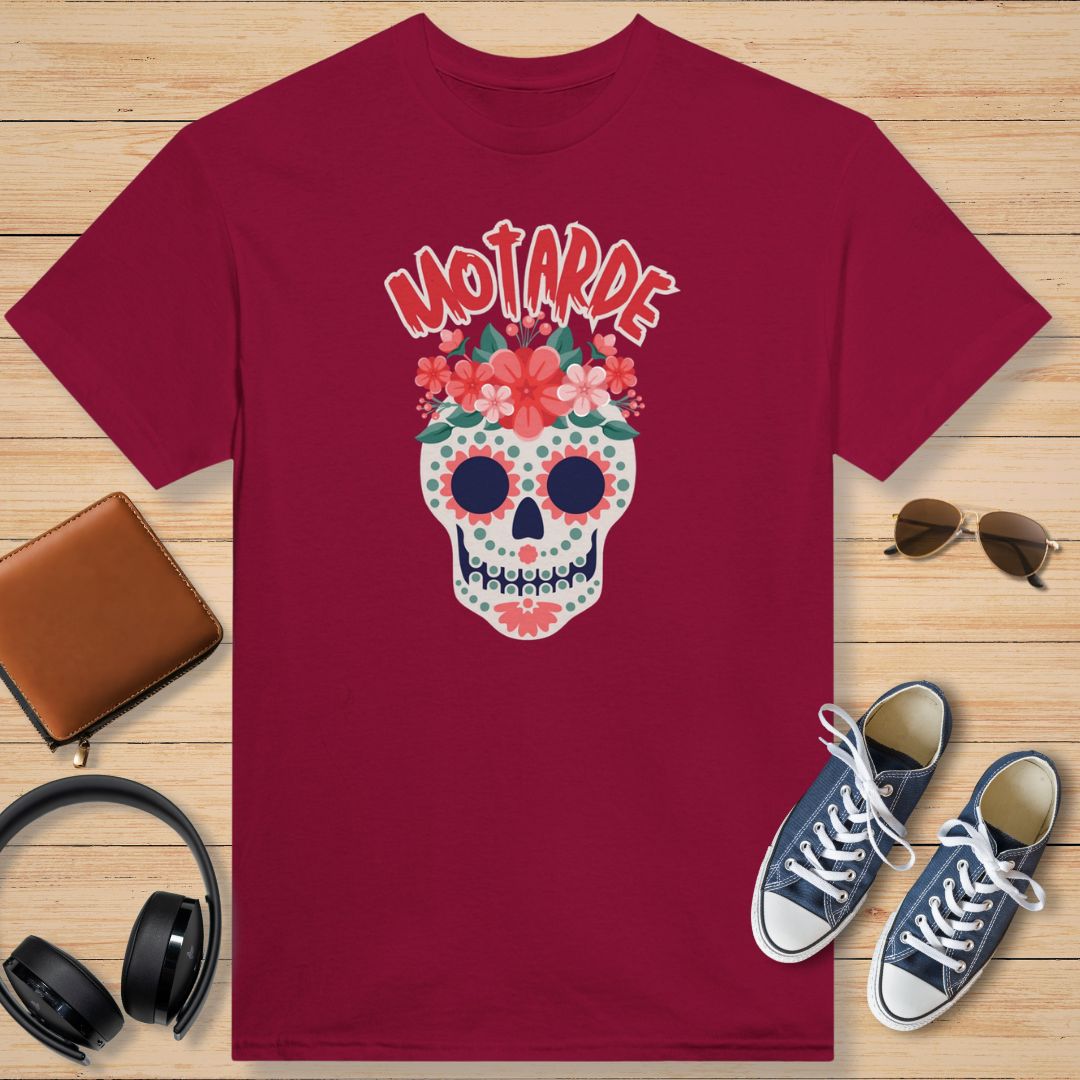 Biker Sugar Skull T-Shirt