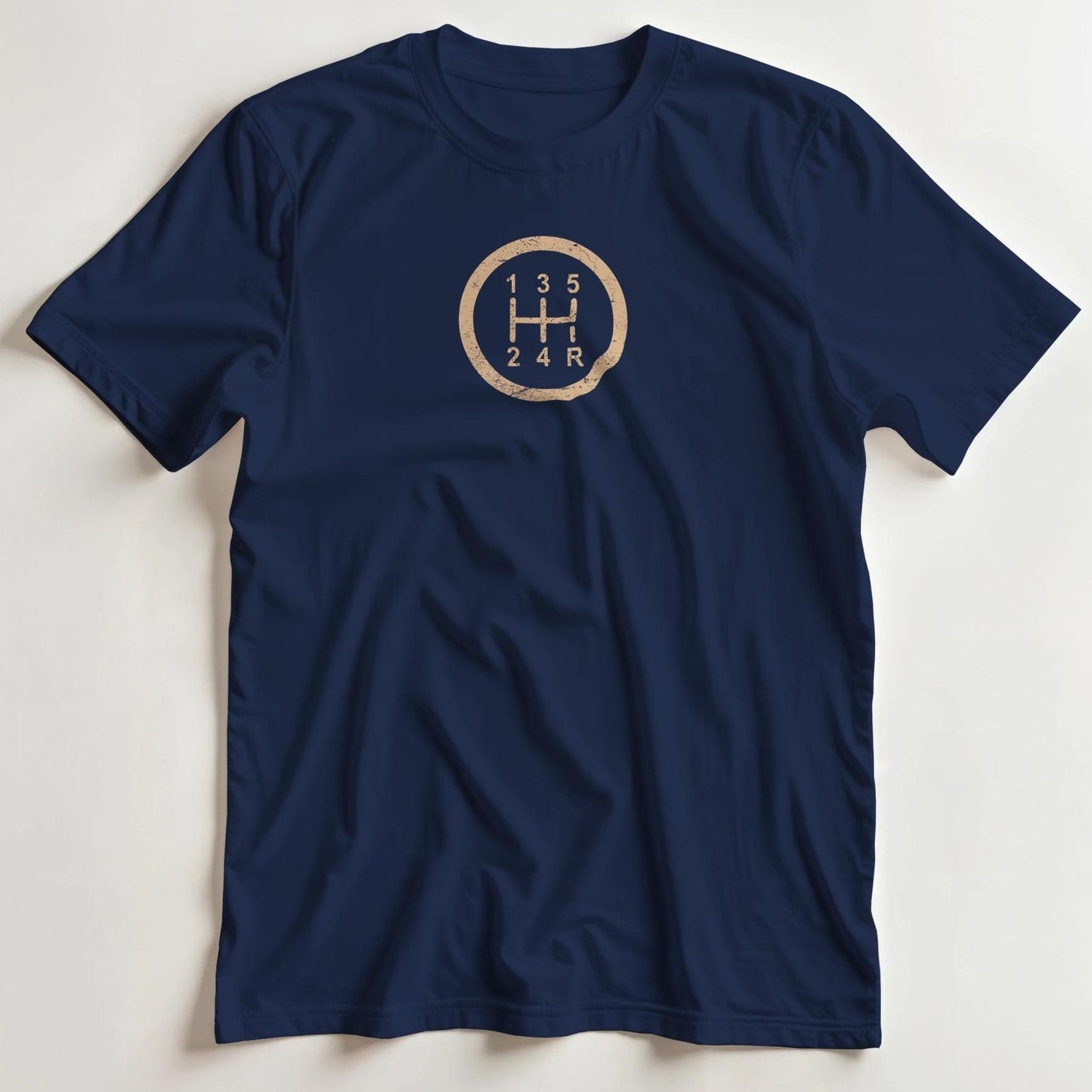 T-shirt en coupe unisexe et 100% coton en Marine M imprimé avec un design 12345R T-Shirt .