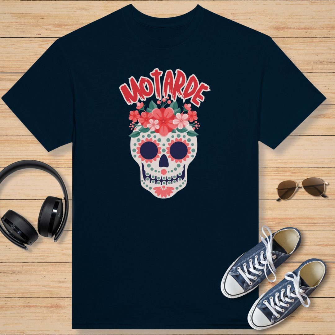 Biker Sugar Skull T-Shirt