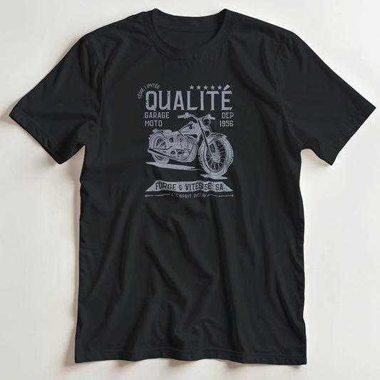 T-shirt en coupe unisexe et 100% coton en Noir S imprimé avec un design Forge T-Shirt .