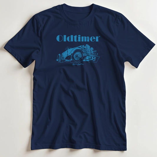 T-shirt en coupe unisexe et 100% coton en Marine S imprimé avec un design Oldtimer T-Shirt .