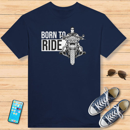 Born To Ride T-Shirt Navy