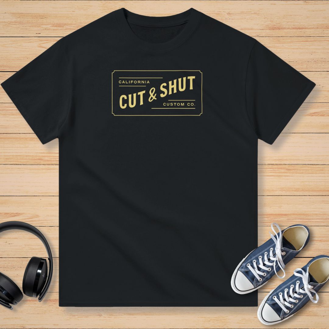California Cut and Shut T-Shirt Noir