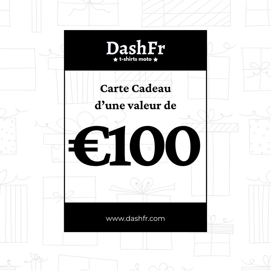 DashFr Carte Cadeau €100.00