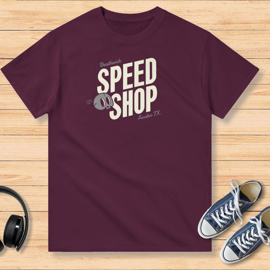 Deathwish Speed Shop T-Shirt Bordeaux