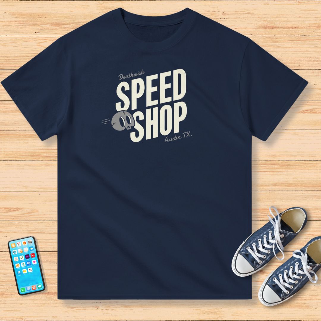 Deathwish Speed Shop T-Shirt Marine