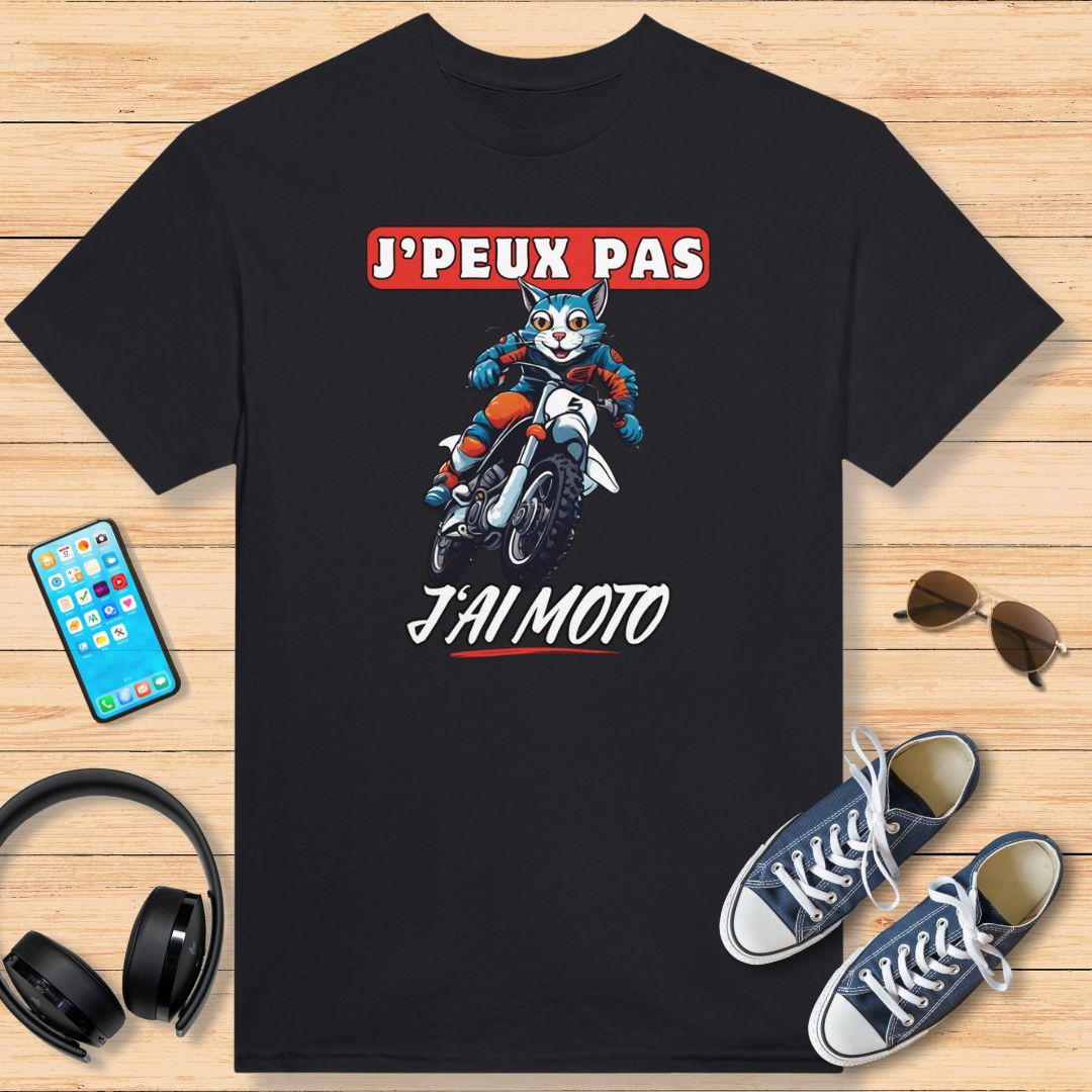 J'Peux Pas J'ai Moto T-shirt Noir