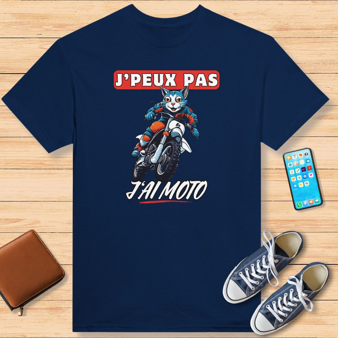 J'Peux Pas J'ai Moto T-shirt Navy