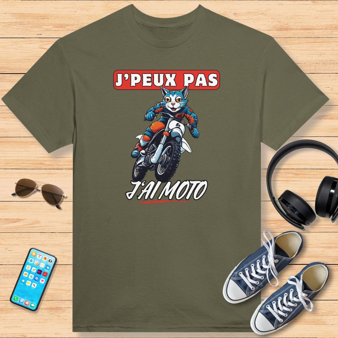 J'Peux Pas J'ai Moto T-shirt Military Green