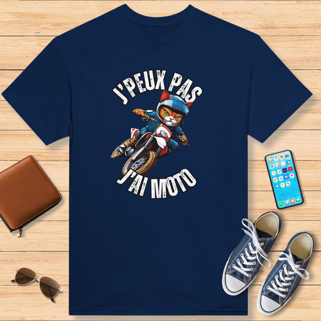 J'Peux Pas J'ai Moto T-shirt Navy