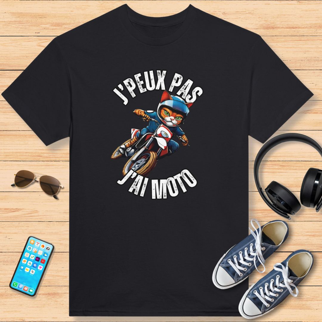 J'Peux Pas J'ai Moto T-shirt Noir